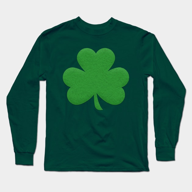 Irish Shamrock Long Sleeve T-Shirt by vladocar